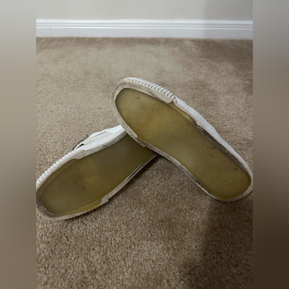 Karl Lagerfeld White Crystal Embellished Sneakers - Picture 5 of 9